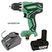 Produktbild Hitachi Akku-Bohrschrauber DS 10 DAL (1,5L) Li-ion + Hitachi Ladegerät UC10SL2 10,8/12 Volt - Nachfolger UC10SFL + Hitachi Ersatzsteckakku 10,8V 1,5AH LI-ION BCL1015