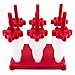 Produktbild Tovolo Elements Stieleisformen im Raketen-Design, 6er-Set, Chili-rot