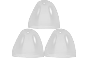 Vaguelly Coperchi per biberon – 3 coperchi in plastica a prova di perdite per biberon, pratici tappi per i viaggi e la casa, 6,2 x 6,2 x 5,5 cm