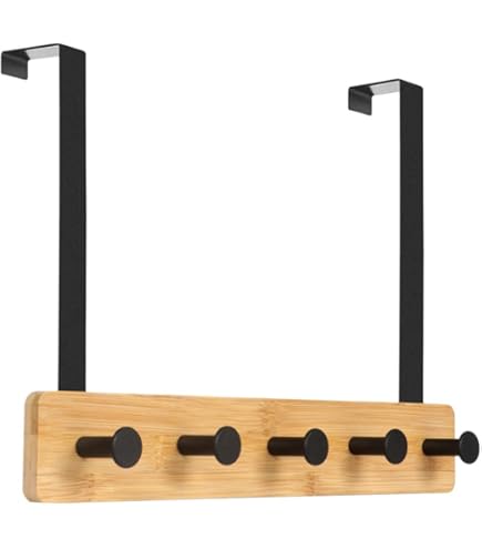 Kaiferty Over de deur haken organizer, deurhanger handdoekenrek mesh