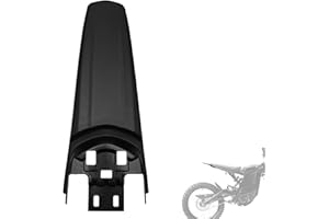 WRUIOY Extended Rear Mudguard Longer Tail Guard for Surron Light Bee X/S and Segway X160/X260 (Matte Black)