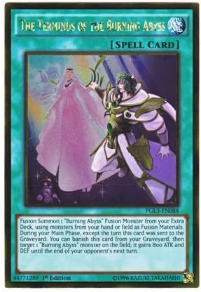 YU-GI-OH! English version PGL 3-EN 088 The Terminus of the Burning Abyss The traveler's coastline (Gold Rare) 1st Edition