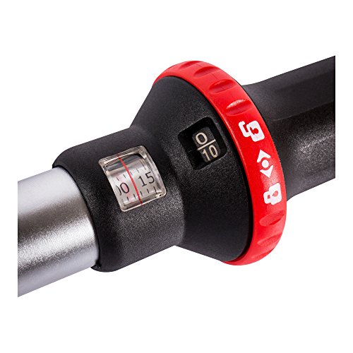 STIER Drehmomentschlüssel | Umschaltknarre 1/2“ | Aufnahme 10-50 Nm | hohe Auslösegenauigkeit | Umschaltfunktion | Auslösesignal | Vierkantantrieb DIN 3120 | Kugelsicherung | - 3