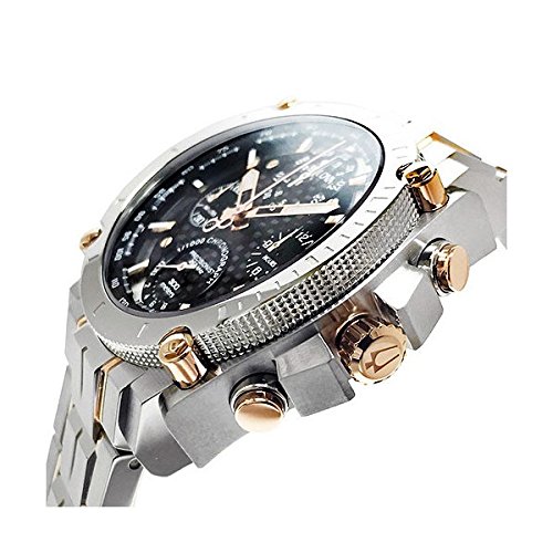 Bulova Men's Designer Chronograph Watch Stainless Steel Bracelet - Two Tone Rose Gold Precisionist Wrist Watch 98G256