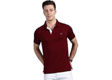 Lux Cozi Men's Regular Fit Polo Neck Half Sleeve Solid Casual T-Shirt | Polo T-Shirt for Men