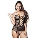 Produktbild Dessous Damen Xinan Fischnetz Sheer Open Schritt Body Stocking Unterwäsche
