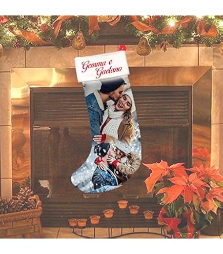 Calza della befana personalizzata. Calze befana con nome. Regalo di Natale personalizzato. Idea regalo famiglia. Epifania idea regalo - Italia