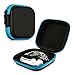 Price comparison product image kwmobile solide case for In-Ear headphones in blue - high-grade protection cover for your headphones