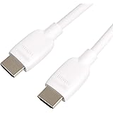AmazonBasics Ultra-High-Speed-HDMI-Kabel, 48 Gbps, 8K, weiß, 91,4 cm