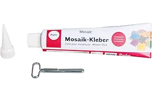 Rayher colle mosaïque p. le collage de tesselles tube 80 ml transparent, 3338500
