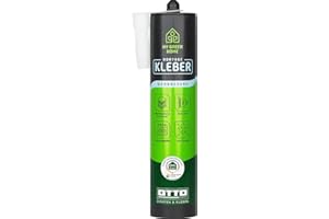 My Green Home Mounting Adhesive 300 ml – Adheres Immediately & Is Extremely Durable – For All Materials – Temperature Resistant – Tested Low Emission (White)