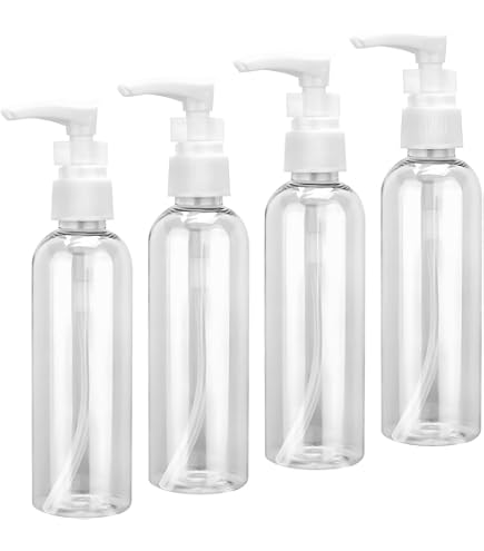 ANGNYA Pumpspenderflaschen – 3 Stück, Je 200 Ml, Aus Kunststoff, Für Nagellackentferner & Co.