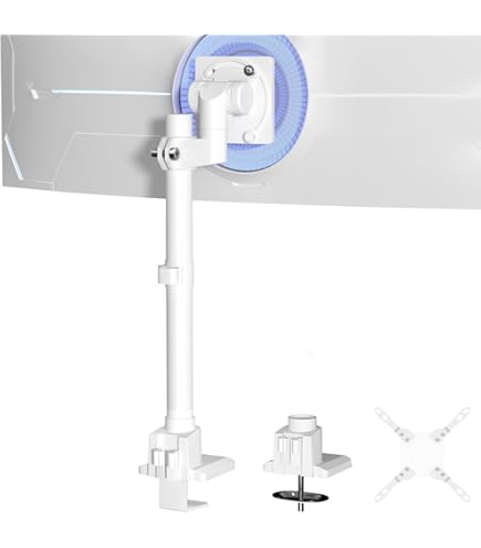 Ergosolid Soporte de Escritorio para 2 Pantallas LCD LED de 17 a 27