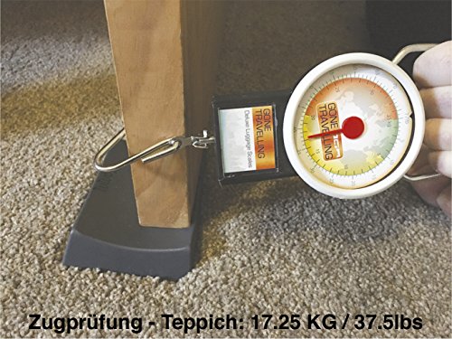 DIE Nummer 1 unter den Türstoppern. Besser als jeder andere Türstopper oder Türkeil. Sein einzigartiges preisgekröntes Design hält die Tür gleichzeitig von beiden Seiten an Ort und Stelle. Hochwertiges, nicht aus Gummi gefertigtes Produkt. Getestet durch das Produktsicherheitsinstitut UL. Jamm doorstop – Bester Türkeil für Büro und Haushalt – Andere Tür stopper werden einfach entfernt. Übertrifft andere Türstopper auf allen Bodenflächen. 100% Zufriedenheitsgarantie. (Einzelpack, Abendblau) - 3