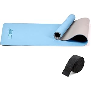 Boldfit Yoga Mats For Women Men Exercise Mat For Home Gym Anti Slip 6mm Workout Yoga Mat Gym Mats - Beetle Grey, Ethylene Vinyl Acetate