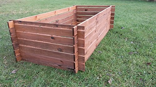 Holzkomposter Komposter neu braun KDI imprägniert - 3