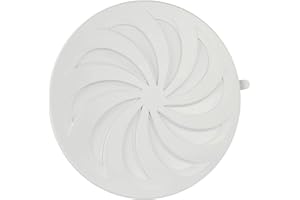 MKK Lüftungsgitter Rosette Flansch einstellbar Ø 70-150 mm