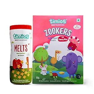 Timios Apple & Cinnamon Melts - Cherry Bits Zookers | Combo Pack of 2