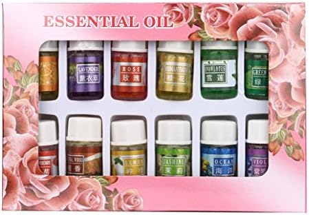 Essential Oil Pure Aromatherapy Essential Oil Skin Care Bath Massage Beauty 12 Flavors: Orange, Jasmine, Snow lotus, Cologne, Violet, Strawberry, Osmanthus, Sandalwood, Green Tea, Ocean, Lily, Rose