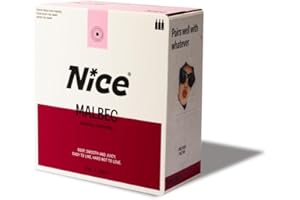 Nice Malbec, Argentinian Wine Box, Juicy & Fruity Red Wine from Mendoza Region, Darkly Fruity, Wicked Depth, 1 x 2.25L Boxed Wine