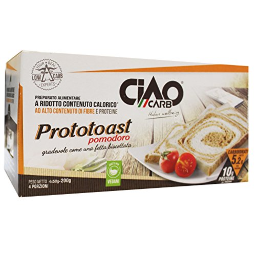 Ciaocarb IAF00073285 ProtoToast Stage 2, 4 Confezioni da 50 g, Naturale