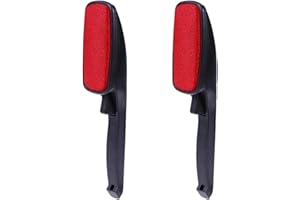 OUNONA Quitapelos y para Mascotas, Cepillo de Limpieza Removedor de Pelaje para Gatos y Perros,Giratorio Ropa estática Pelusa Polvo, 2 Piezas Portable Lint Remover,Lavable y Reutilizable Animales Cep