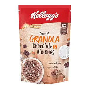 Kelloggs Crunchy Granola?Chocolate & Almonds?,?Breakfast Cereals , Multigrain Flakes, 450g