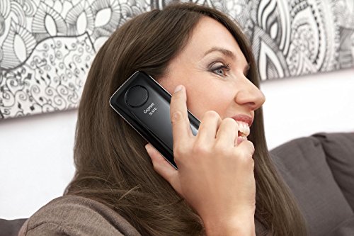 Gigaset SL910 Telefon - Schnurlostelefon / Mobilteil - mit Farbdisplay / Design Telefon / schnurloses Telefon - Freisprechen - schwarz