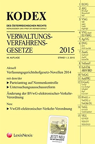 Preisvergleich Produktbild Kodex Verwaltungsverfahren (AVG) 2015