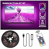 REDUCE EYESTRAIN: el kit de retroiluminación de TV, alivia la fatiga ocular al ofrecer luces brillantes y uniformes causadas por el contraste en la oscuridad. Crea un ambiente cómodo cuando disfrutas de películas, series de televisión o juegos con tu familia y amigos