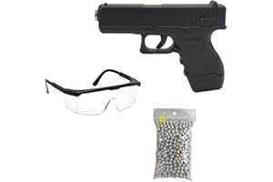 Saigo Defense Pack Airsoft Pistolet G.16 à Ressort/Couleur: Noir/Matière: Métal/Puissance 0.3 Joule/Livré avec Accessoires