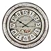 Produktbild Quarzuhr/Vintage Wanduhr, runde Heimtextilien Stummuhr, geeignet für Wohnzimmer, Schlafzimmer, Küche (Durchmesser 42 cm)