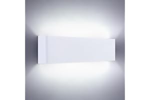 Lightsjoy Lámpara de Pared LED 18W 40CM Alique Pared Interior Aluminio Moderna Arriba y Abajo IP44 Impermeable para Salas, Escalera, Dormitorios, Pasillos, 2000Lumen (Blanco Frío 6000K)