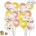 Produktbild Luftballon Set Vita 52 Stück Latexballon Hochzeit Party Deko mit Roségold Latex und Konfetti-Luftballons mit goldenem rosa Band für Geburtstag, Hochzeit, Weihnachten, Jahrestag, Zeremonie
