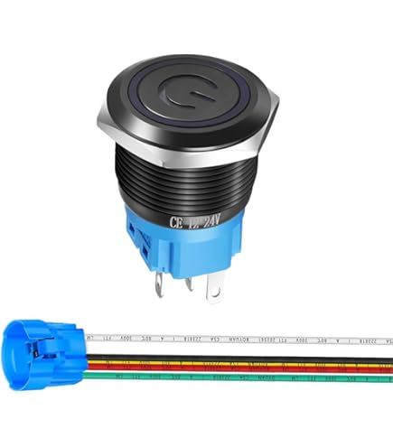 Gebildet 4Stuks 16mm Stofdichte Veiligheids Drukknop Schakelaar Afdekking, Plastic Beschermkap voor 16mm Drukknopschakelaar (Transparant