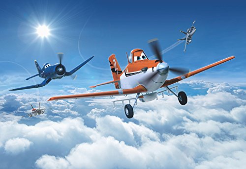 Komar, Disney Fototapete, 8-465, Planes above the Clouds, 368x254cm, Dusty und Freunde - 2