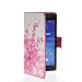 Produktbild NETCHER [LichtfarbeRosa] GETLAST [Rosa Blume] Stehen Feature Schn Muster Brieftasche Abdeckung Leder H¨¹lse f¨¹r Sony Xperia Z2