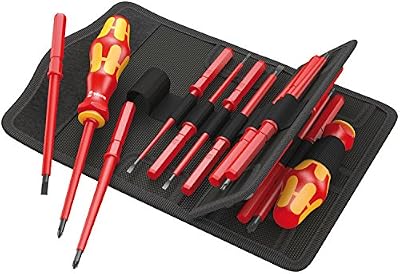 Wera 05059030001 Jeu de 17 tournevis Kraftform 60i+iS/62i/65i/67i/17 Format compact