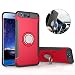 Produktbild Mosoris Hülle für Huawei Honor 9, Huawei Honor 8 Pro Handyhülle mit Ring Kickstand, Schutzhülle mit 360 Grad Drehbarer Handyhalterung Geeignet für Auto Magnet Ring für Huawei Honor 9, Rot