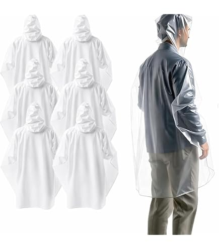 Poncho Impermeabile 3 In 1 Per Adulti, Unisex, Multicolore (nero/verde/marrone/giallo/arancio), Ideale Per Campeggio E Pioggia, Riutilizzabile