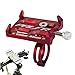 Produktbild GPS-Fahrrad-Halterung, aus Metall, mit Folie Fahrrad Halterung Bike motorcyclerear 'Lenker Spiegel mit Wandhalterung ExTender Clamp Radfahren Fahrrad anzubringen an-Clamp für Samsung S5 S6 S7 Note 2 3 4 5 iPhone 5 6 6S Plus 7, 8, 7Plus HTC LG