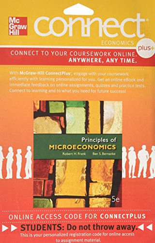 Preisvergleich Produktbild Principles of Microeconomics Connect Plus Economics One Semester Access Card
