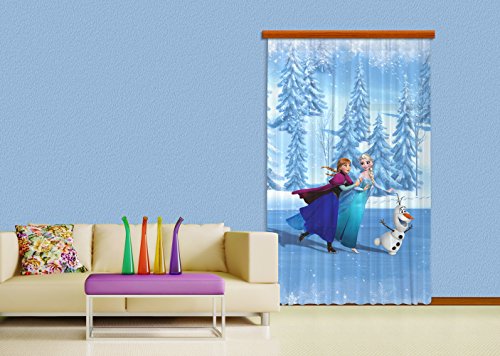 Gardine/Vorhang FCC L 4105, Kinderzimmer Disney Frozen - 2