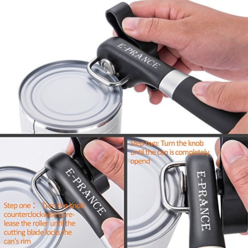 E-PRANCE Dosenöffner, Sicher, Schwarz - 9