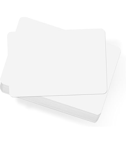 60 tlg. Set Kraftpapier Klappkarten und Briefumschläge aus Naturkarton für Gruß
