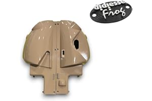 EcoPrice® - Scocche Frog Sinistra e Destra con Targhetta - Ricambi 100% compatibili con macchine caffè Frog componenti originali COLORE (Nocciola)