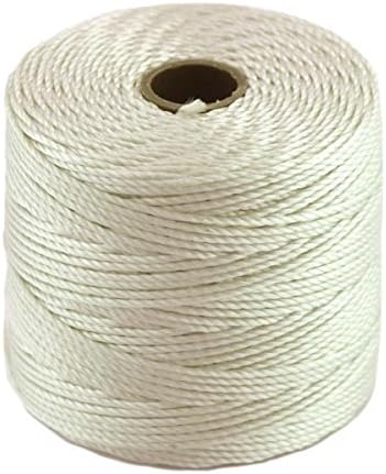 S-Lon Bead Cord Cream Qty 1
