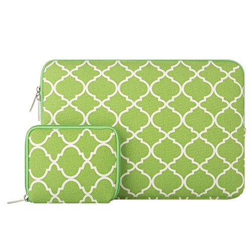 MOSISO Tasche Sleeve H  lle f  r 13-13 3 Zoll MacBook Pro  MacBook Air  Notebook Quatrefoil Stil Canvas Gewebe Laptoph  lle Schutzh  lle Laptoptasche 