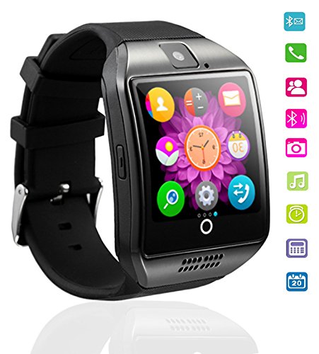Smartwatch Bluetooth, MallTEK Smartwatch con Slot per Schede SIM and TF, Smart Watch Bluetooth Orologio Intelligente con Camera Smartwatch Band con Whatsapp Facebook Android Smart Watch