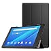 Produktbild MoKo Lenovo Tab 4 8.0 Hülle - Ultra Lightweight Slim PU Leder Tasche Schutzhülle Schale Smart Case mit Standfunktion für Lenovo Tab 4 8 Zoll Tablet 2017, Schwarz
